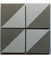 Carreau de ciment 20x20 cm2, motif: LH670