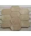 LHB21, HEXAGON-LONG Clay Tile 27x15cm2