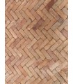Terracotta tile rectangular format 20X5 cm2,  TER-03